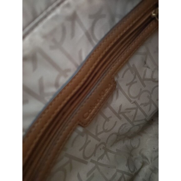 Calvin Klein Serafina Purse Tote Cherub White Multi One Size Allover Monogram - Picture 11 of 15